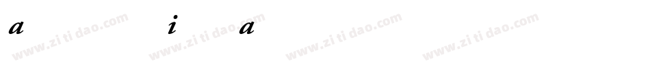 Adobe Garamond Italic Alternate字体转换